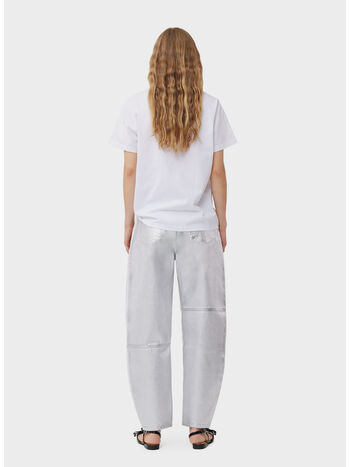 T-SHIRT BASIC LEMON, 151 BRIGHT WHITE, small