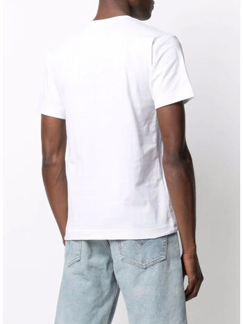 T-SHIRT LOGO, WHITE, small