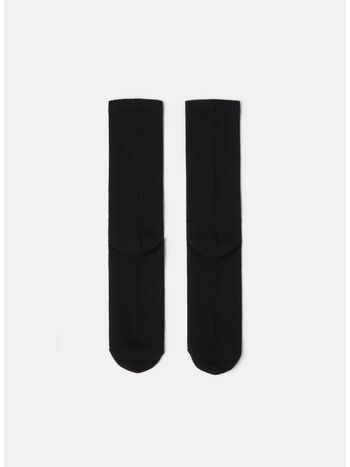 CALZINI FRONT, P443 BLACK + 44 RISK RED FRONT, small