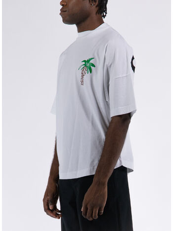 T-SHIRT "SKETCHY " OVER TEE, 0110 WHITE BLACK, small