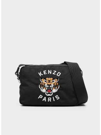 BORSA VARSITY TIGER CROSSBODY, 99 BLACK, small
