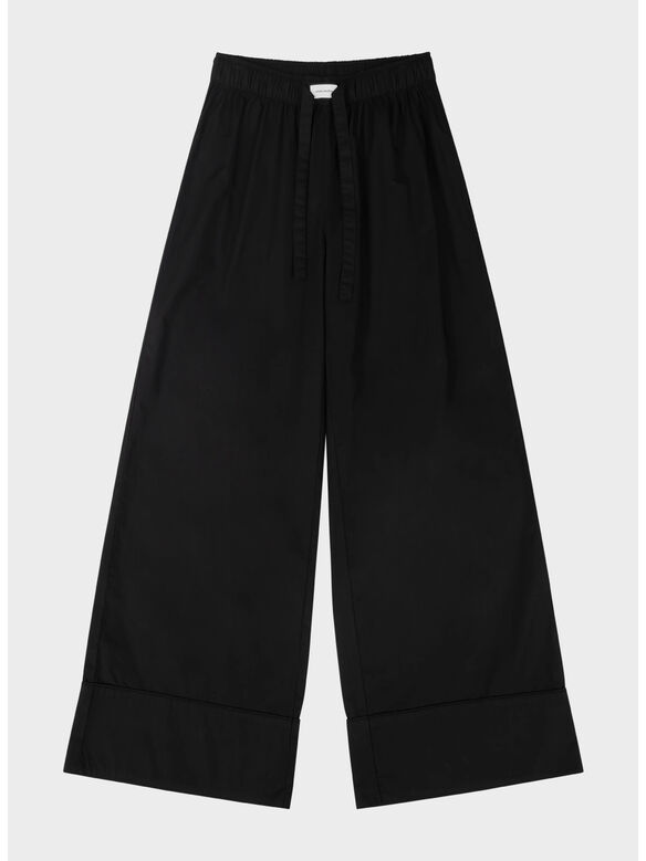 PANTALONE PAJAMA UNISEX, 0015 BLACK, medium