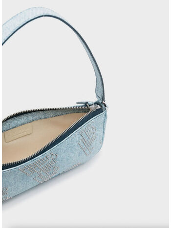 BORSA RACHEL DENIM STUD LEATHER, DNM DENIM, small