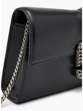 PORTAFOGLI THE ST. MARC CHAIN, 018 BLACK SILVER, small