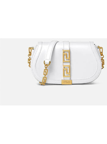 BORSA GRECA GODNESS, 1W00V BIANCO OTTICO-ORO VERSACE, small