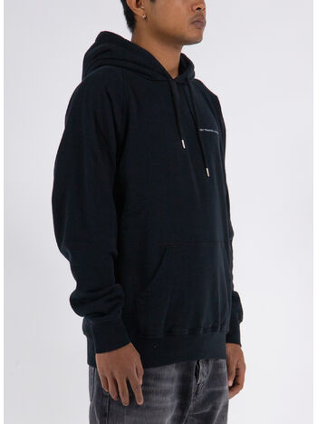 FELPA JOOST SWARTE CON CAPPUCCIO, BLACK, small