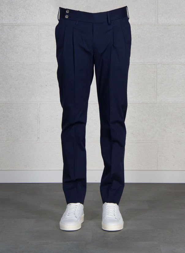 PANTALONE DOPPIA PENCE, 400BLU, large