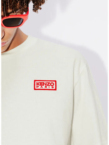 T-SHIRT BICOLOR KP CLASSIC, 02 OFF WHITE, small