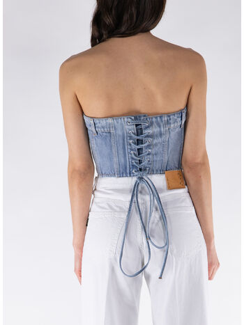 CORSETTO IN DEMIN, BLUE, small