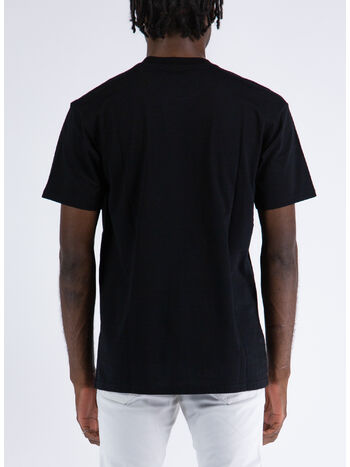 T-SHIRT S/S POCKET HEART, 89XX BLACK, small