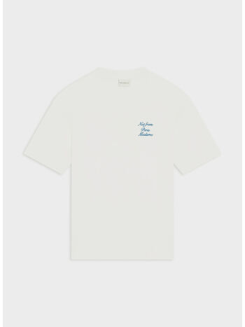 T-SHIRT SLOGAN CURSIVE, OW OFF WHITE, small