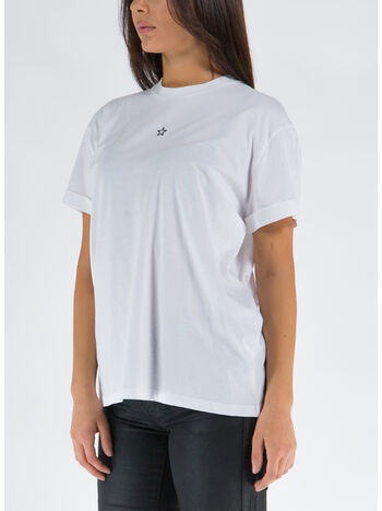 T-SHIRT MINI STAR EMBROIDERY, 9000 PURE WHITE, small