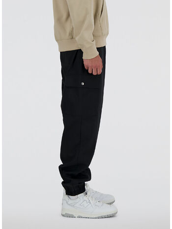 PANTALONE JOGGER ICON TWILL CARGO, 001 BLACK, small