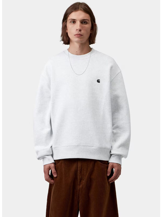 FELPA MACK, 00OXX Ash Heather / Black, large