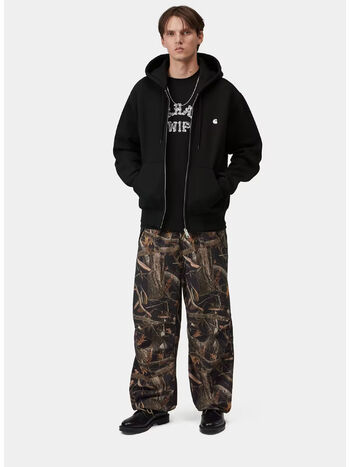 FELPA HOODED MACK, K02XX Black / Wax, small