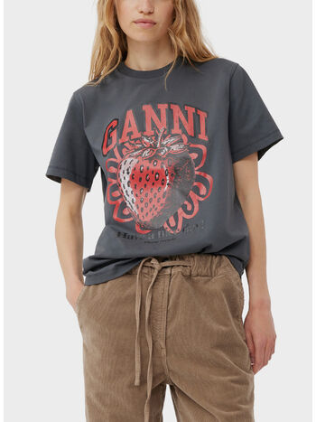 T-SHIRT BASIC STRAWBERRY, 490 VOLCANIC ASH, small