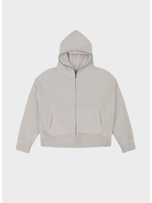 FELPA ETERNAL ZIP UNISEX, 0497 HEATHER GREY, large