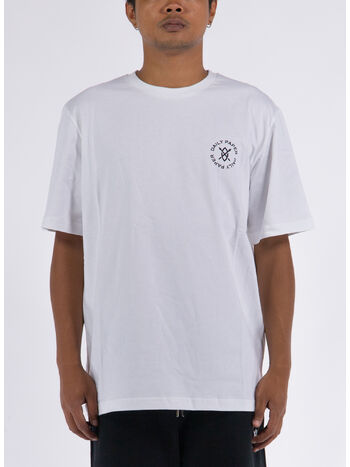 T-SHIRT CIRCLE, WHITE, small