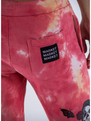 PANTALONE SMILEY LOOK AT THE BRIGHT SIDE, PINK TIE-DYE, small