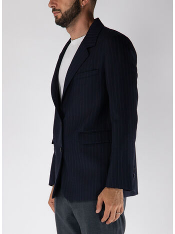 GIACCA MONOPETTO GESSATO, 50629 DARK NAVY, small