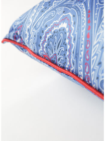 CUSCINO CON FANTASIA PAISLEY, 200 BLU, small