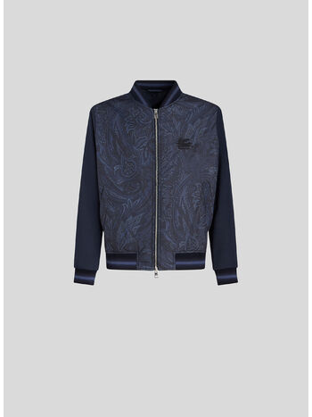 GIUBBOTTO BOMBER PAISLEY CON LOGO, X0883, small
