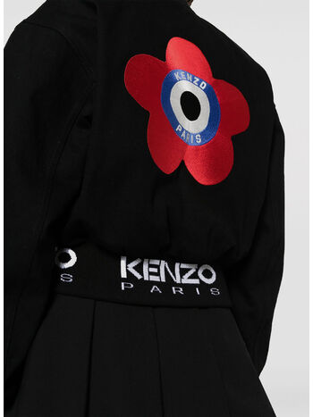 GIACCA BOMBER TARGET, BM RINSE BLACK DENIM, small