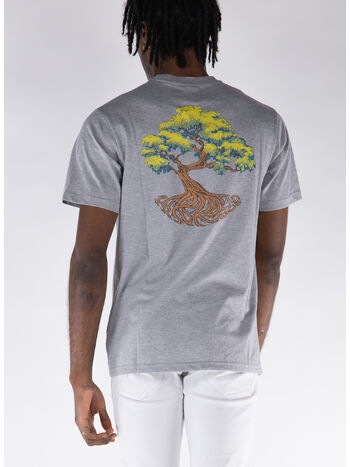 T -SHIRT TRUNK S/S, GREY MARL, small