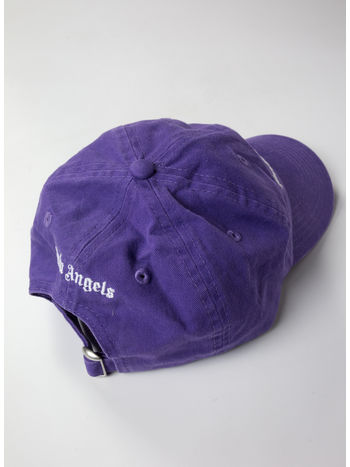 CAPPELLO CLASSIC LOGO, PLUM/WHITE, small