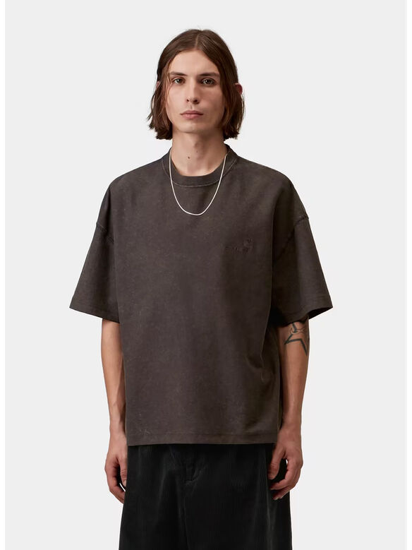 T-SHIRT LAMBERT, 47FQ TOBACCO, MOON WASH, medium