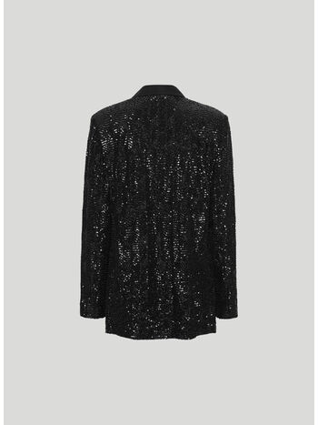 GIACCA SEQUINS OVERSIZED, 1000 BLACK, small