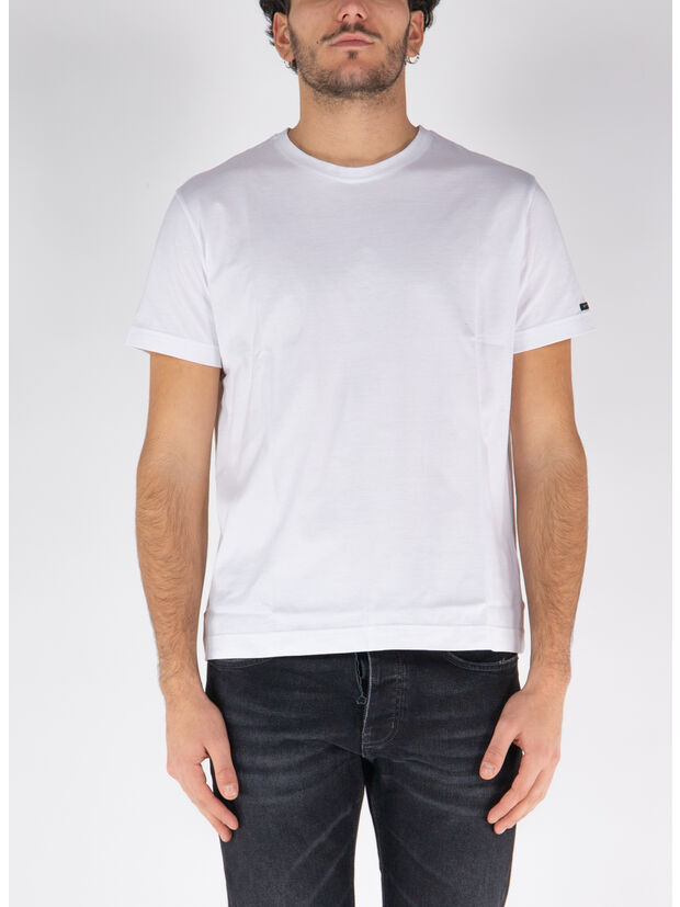 T-SHIRT GIROCOLLO, W0800, large