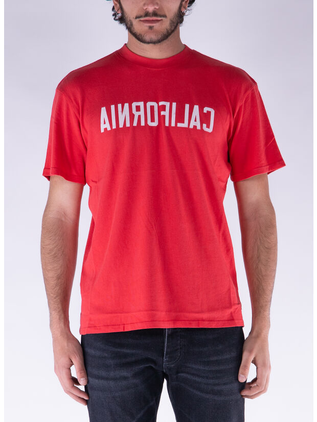 T-SHIRT CALIFORNIA, VINTAGE CHERRY, large