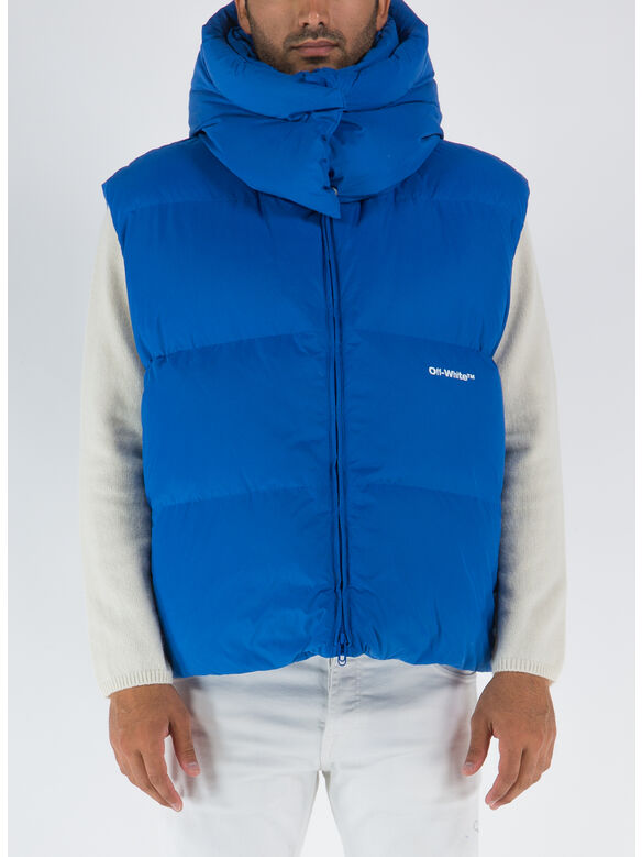 GILET BOUNCE HOODED DOWN, 4501 PEACOCK WHITE, medium