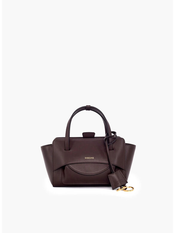 BORSA FLAP M CRISP, BNT BURNT, medium