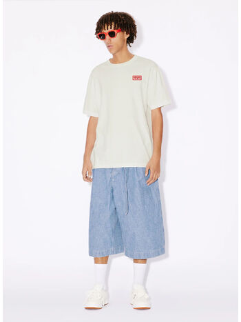 T-SHIRT BICOLOR KP CLASSIC, 02 OFF WHITE, small