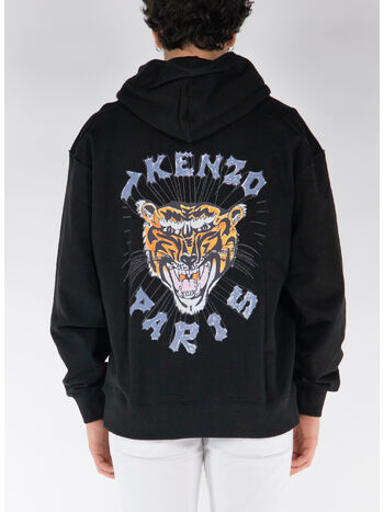 FELPA HOODIE OVERSIZE DRAWN VARSITY, , small