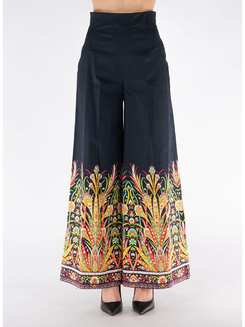 PANTALONE IN COTONE CON STAMPA, , small