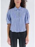 CAMICIA THOMAS POPELINE, 458 L/BLUE	STRIPE, thumb