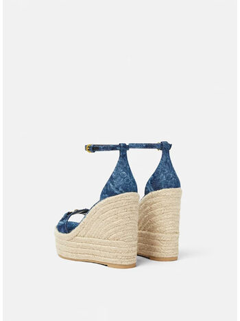 SANDALO WEDGE T140, 1D06V BLUE VERSACE GOLD, small