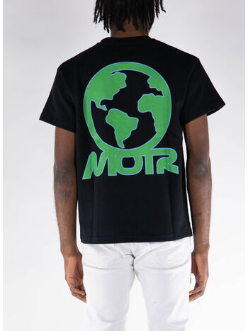 T-SHIRT GIROCOLLO, 0372 BLACK, small