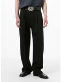 PANTALONE SLACK, COARSE BLACK GABARDINE, thumb