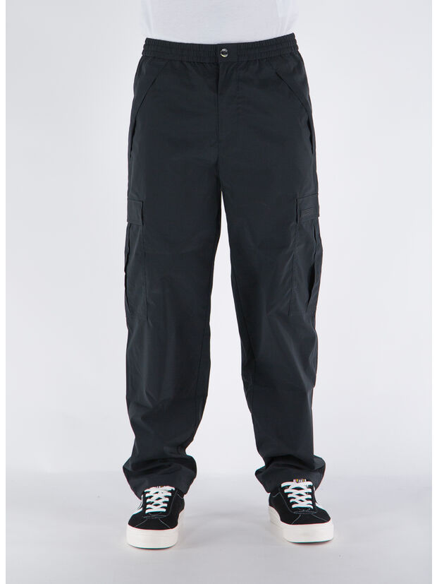 PANTALONE CAPLETON CARGO CON LOGO, A1189 BLACK, large