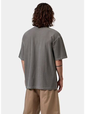 T-SHIRT LOOSE POCKET, 89GD Black, garment dyed, small
