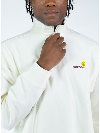 FELPA HALF ZIP AMERICAN SCRIPT, D6XX, small