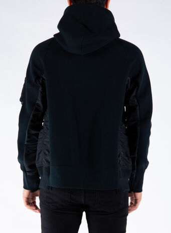 FELPA SPONGE SWEAT X MA-1 HO, BLACKXBLACK002, small