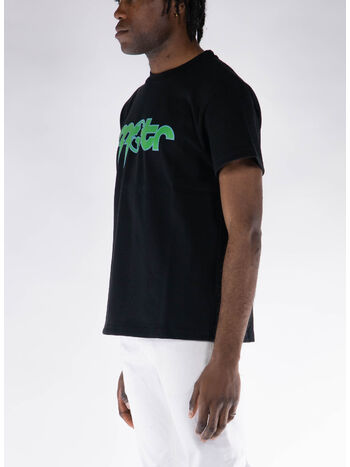 T-SHIRT GIROCOLLO, 0372 BLACK, small