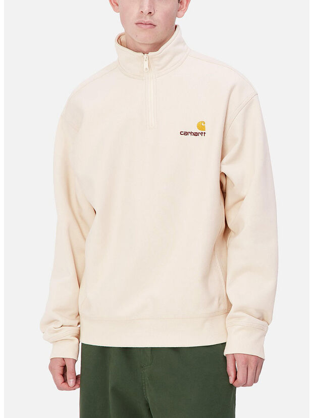 FELPA HALF ZIP AMERICAN SCRIPT, MOOXX MOONBEAM, large