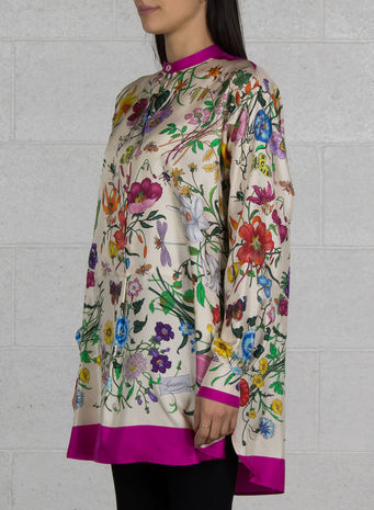 CAMICIA FLORA, 5656BRIGHTFUCSIA, small