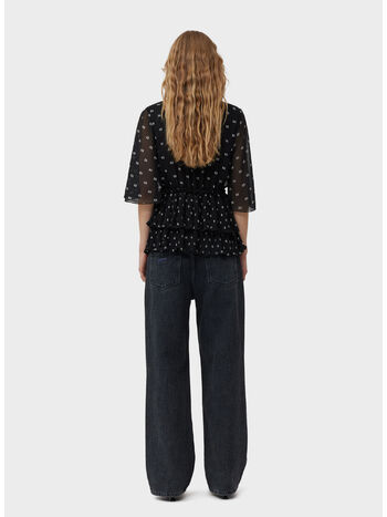 BLUSA PLEATED FLOUNCE, , small